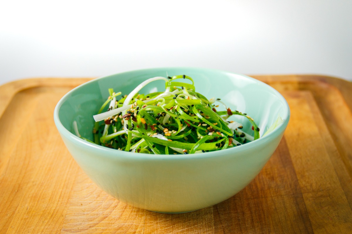 Green Onion Salad Bowl