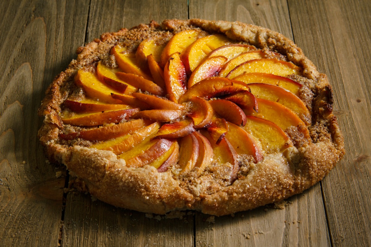 Finished Peach Galette